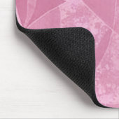 Pink Stain Glass Mouse Pad Mousepad (Ecke)