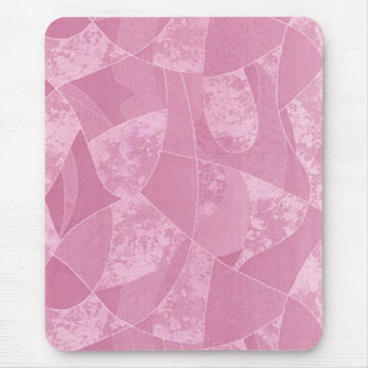 Pink Stain Glass Mouse Pad Mousepad (Vorne)
