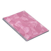 Pink Stain Glass Spiral Notebook Notizblock (Rechte Seite)