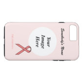 Pink Standard Ribbon Template by Kenneth Yoncich Case-Mate iPhone Hülle (Rückseite (Horizontal))