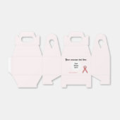 Pink Standard Ribbon Template by Kenneth Yoncich Geschenkschachtel (Ungefaltet)