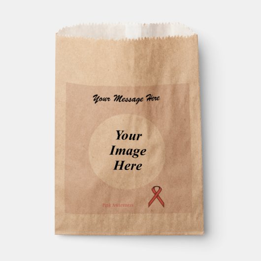 Pink Standard Ribbon Template by Kenneth Yoncich Geschenktütchen (Vorderseite)