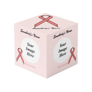 Pink Standard Ribbon Template by Kenneth Yoncich Würfel