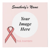 Pink Standard Ribbon Template by Kenneth Yoncich Würfel (Vorderseite)