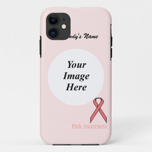 Pink Standard Ribbon von Kenneth Yoncich Case-Mate iPhone Hülle (Rückseite)