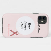 Pink Standard Ribbon von Kenneth Yoncich Case-Mate iPhone Hülle (Rückseite (Horizontal))