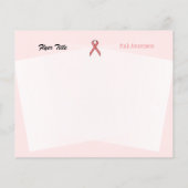 Pink Standard Ribbon von Kenneth Yoncich Flyer (Hinten)