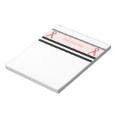 Pink Standard Ribbon von Kenneth Yoncich Notizblock (Rotiert)