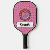 Pink Standard Ribbon von Kenneth Yoncich Pickleball Schläger (Vorderseite)