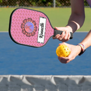 Pink Standard Ribbon von Kenneth Yoncich Pickleball Schläger
