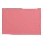 Pink Standard Size Kissen Case Pair Kissenbezug (Rückseite-Links)