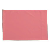 Pink Standard Size Kissen Case Pair Kissenbezug (Rückseite-Rechts)