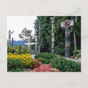 Pink Stanley Park, Vancouver Blume Postkarte