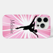 Pink Star Ballerina Case-Mate iPhone Hülle (Rückseite (Horizontal))