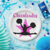 PINK STAR CHEERLEADER PAPPTELLER (Party)