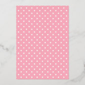 Pink Star Heart Dot Confetti Kleinkind Kind Kind G Folieneinladung (Rückseite)