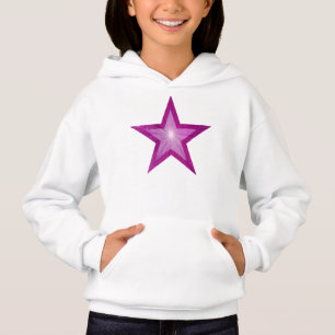 Pink Star Kinderhoodie Hoodie