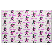 PINK STAR KLEINE SLUGGER SOFTBALL-DESIGN STOFF (Fat Quarter (45,7 x 55,9 cm))