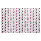 PINK STAR PERSONALISIERT GYMNASTICS FABRIK STOFF (Yard (91,4 cm))