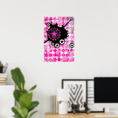 Pink Star Spritzer Poster (Heimbüro)