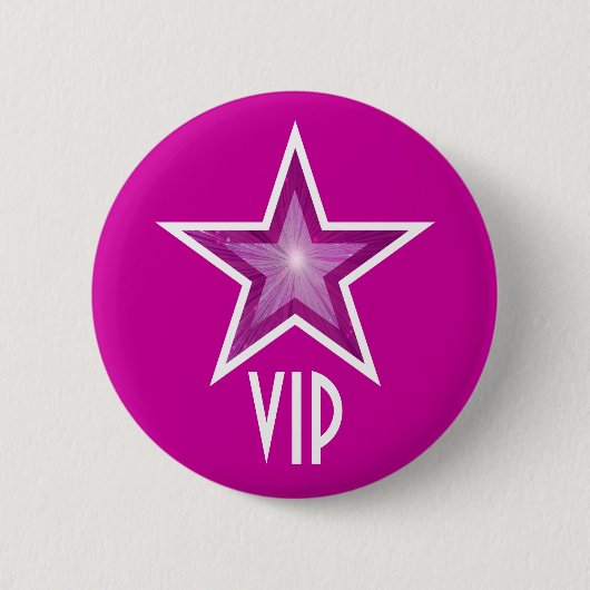 Pink Star "VIP"-Taste pink Button (Vorderseite)