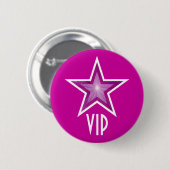 Pink Star "VIP"-Taste pink Button (Vorne & Hinten)