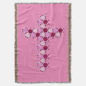 Pink Star von David Cross optische Illusion Decke (Vorderseite Vertikal)