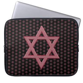 Pink Star von David Seamless Laptopschutzhülle