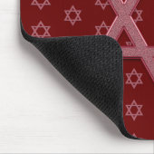 Pink Star von David Seamless Mousepad (Ecke)