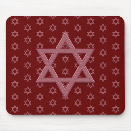 Pink Star von David Seamless Mousepad