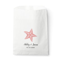 Pink Starfish Gastgeschenk Hochzeit Taschen, Cooki