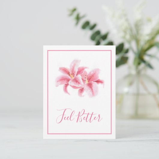 Pink Stargazer Lilies (Stehend Vorderseite)