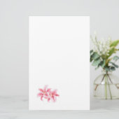 Pink Stargazer Lilies Briefpapier (Stehend Vorderseite)