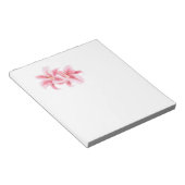 Pink Stargazer Lilies Notizblock (angewinkelt)