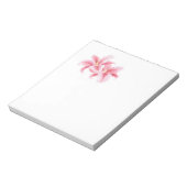 Pink Stargazer Lilies Notizblock (Rotiert)