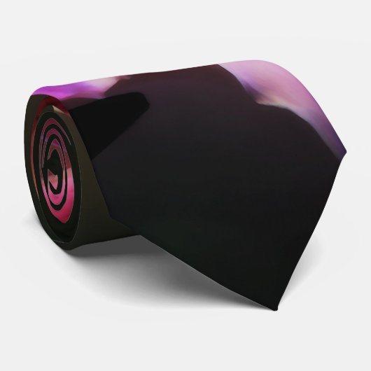 Pink Stargazer Lily Krawatte (Gerollt)