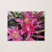 Pink Stargazer Lily Puzzle (Horizontal)