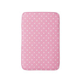 Pink Stars Bath Mat Badematte (Vorderseite Vertikal)