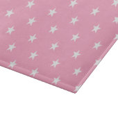 Pink Stars Cutting Board Schneidebrett (Ecke)