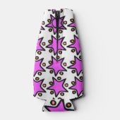 Pink Stars Flasche Cooler Flaschenkühler (Rückseite)