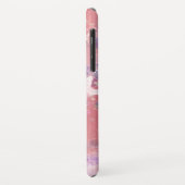 Pink Stars Glitzer Girl Gemusterter Individuelle N Case-Mate iPhone Hülle (Hinten/Links)