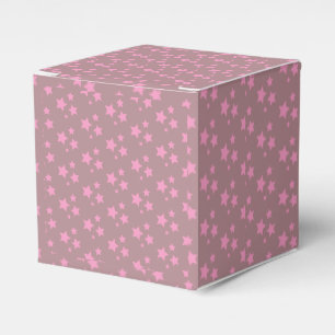 Pink Stars Modernes Design Papier Cups Geschenkschachtel