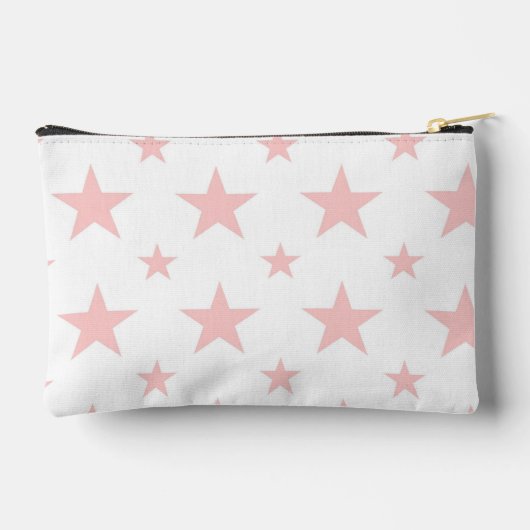 Pink Stars Pattern Constellation Pencil Case Zubehörtasche (Rückseite)