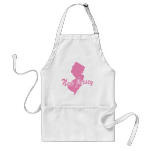 Pink State New Jersey Adult Apron Schürze