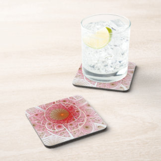 Pink Steampunk Abstract Getränkeuntersetzer