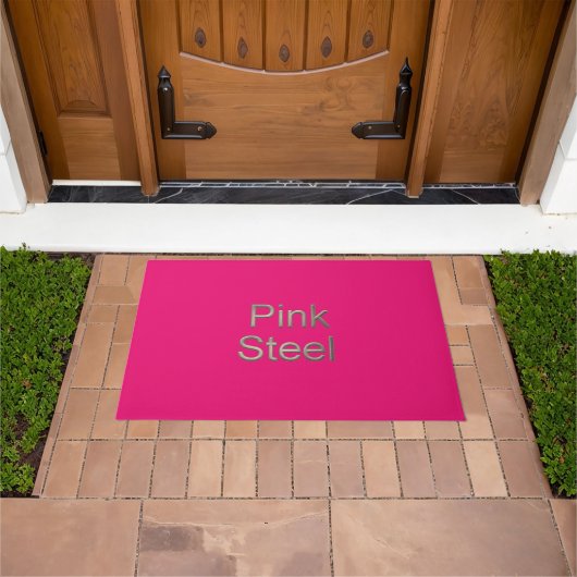 Pink Steel fuchsia doormat Fußmatte (Außenbereich)