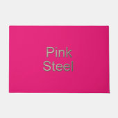 Pink Steel fuchsia doormat Fußmatte (Vorderseite)