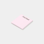 Pink Steel rosa Notizblöcke Post-it Klebezettel (angewinkelt)