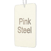 Pink Steel Weißkarosserie Autolufterfrischer (Links)