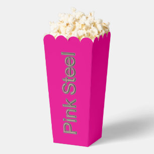 Pink Steel Wortwahl Vertikal Fuchsia Popcornboxen Geschenkschachtel